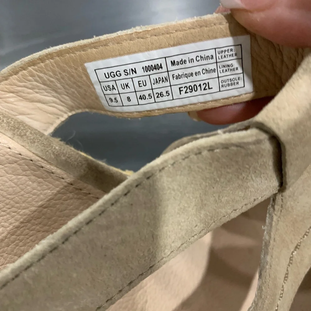 UGG tan suede